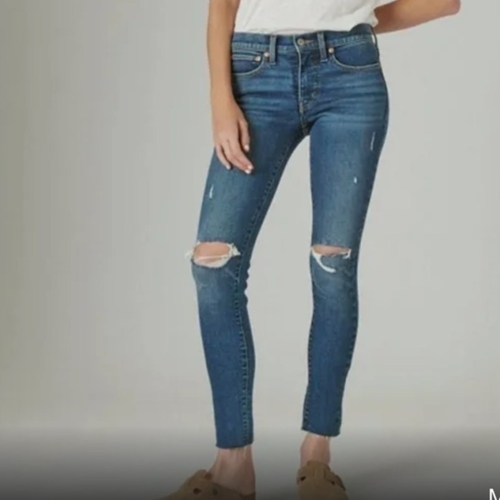Lucky Brand Women’s Mid Rise Super Skinny Ankle Jean Size 6/28